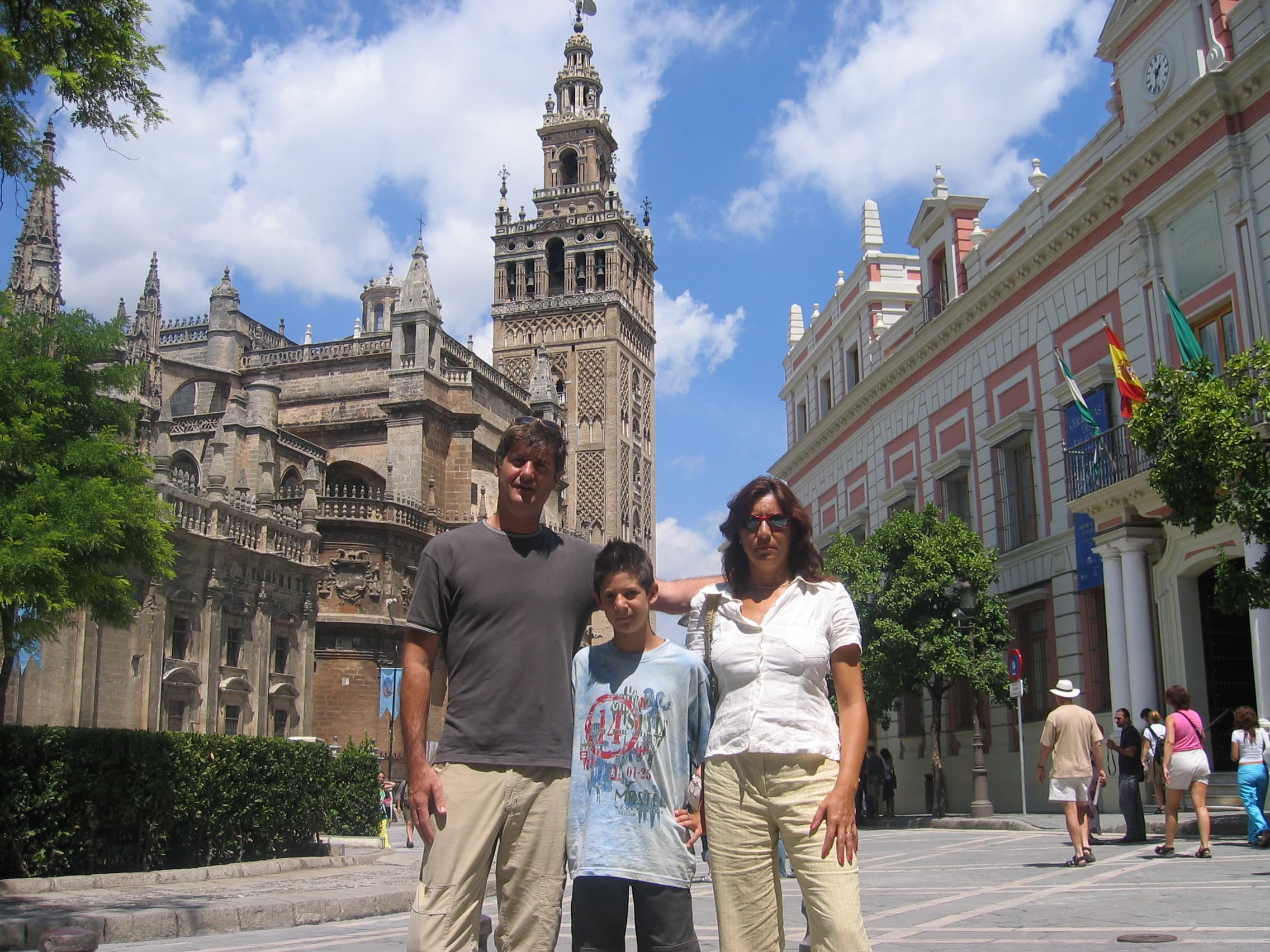 Carlos de niño en Esplugues de Llobregat