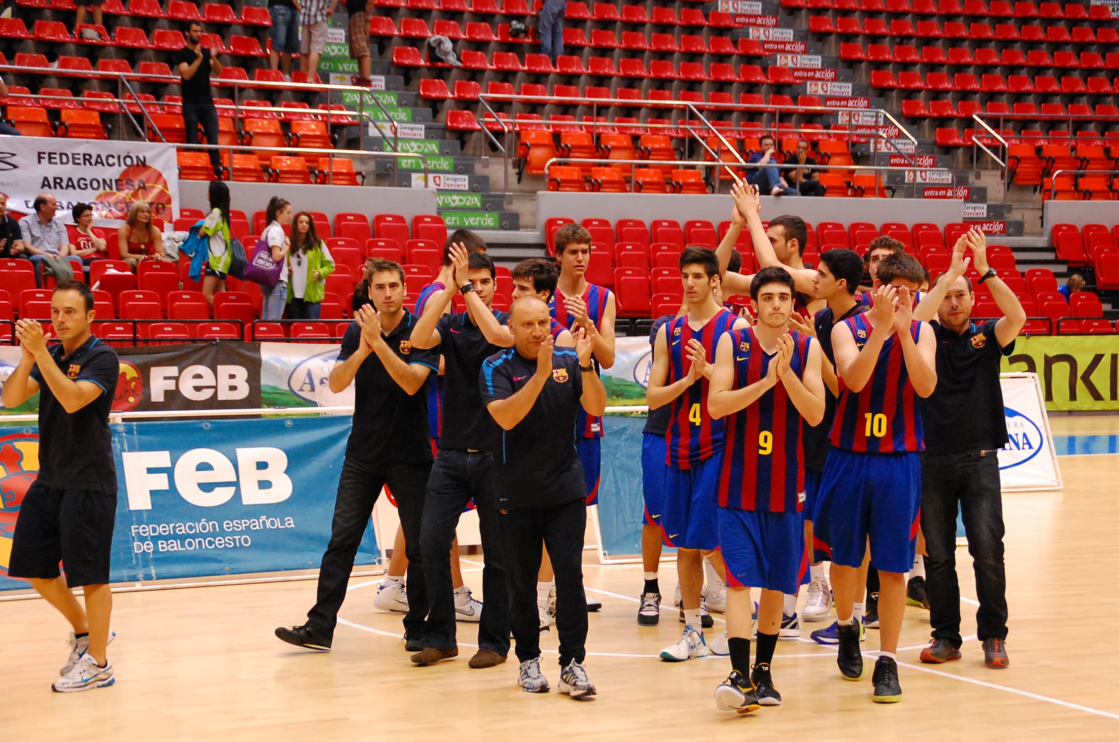 Uno de los últimos partidos con el Barça